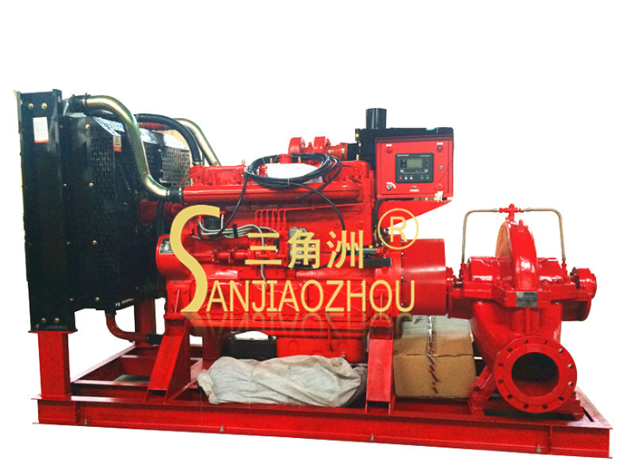 柴油機中開雙吸消防泵組